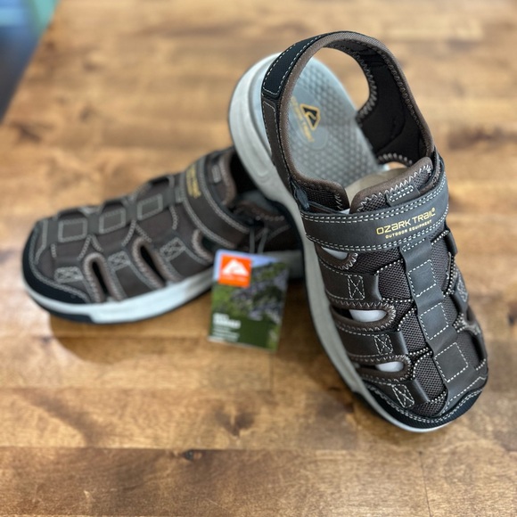 Ozark Trail Other - Ozark Trail Brown and Black Men's Sandals